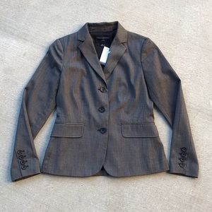 NWT, Banana Republic Brown & White Blazer!